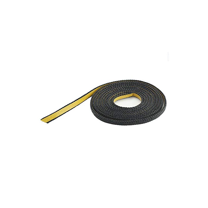 KS24 Glass Ribbon Black 10 x 2 cm Flat Bag