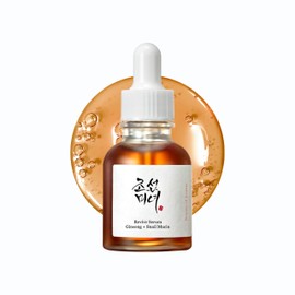 Beauty of Joseon Revive Snail Mucin Ginseng Serum Hydrating Peptide Facial Moisturizer Dark Spot Acne Scar Remover for Sensitive Face. Korean Skin Care for Men and Women, 30ml, 1fl. oz