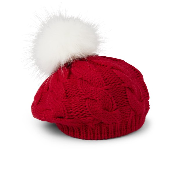 Gymboree Girls and Toddler Fashion Hats, Holiday Exp Red Baret, 44658