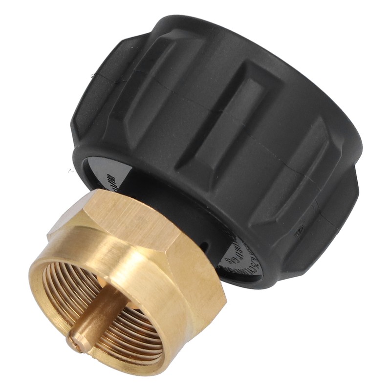 Refill Adapter 1/4in Tank Cylinder Coupler Gas Propane Regulator Valve