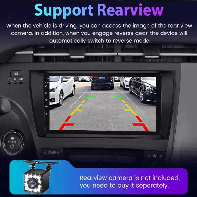 JOYINCAR 32GB For Toyota Prius 2010-2015 Car GPS Radio Stereo