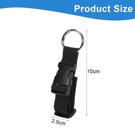 OUDQFCJ Luggage Straps Jacket Holder Heavy Duty Luggage Straps Jacket Grippers Outdoor Luggage Hooks Jacket Carrier Jacket Gripper Adjustable Bag Hook Straps Travel Accessories Backpack Hooks
