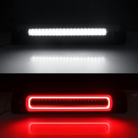 Mynoway LED 3rd Third Brake Light Replacement for Colorado Canyon 2015-2025 Pickup Trucks, F1 Style Rear Center High Mount Strobe Stop Lamp with Sealing Gasket, Ventilation Holes CHMSL, Smoked Lens