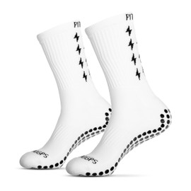 PitcheroGPS Anti-slip Grip Football Socks for Kids (Age 3-5) - Sport & Rugby Performance Socks for Boys & Girls - Non-slip Training Socks