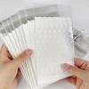 100 Pcs Lace Cellophane Bags, 5.9x3.9in White Self Sealing Cello