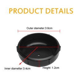 24 Pack 3.8cm 1.5Inch Wrought Iron Patio Furniture Feet Caps Round Plastic Outdoor Chair Leg Protectors Replacement for Metal Chairs Tables Seats Black