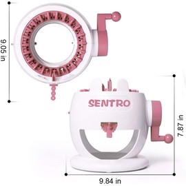 Knitting Machine 22 Needles DIY Hand Knitting Board Rotating Double Knit Knitting Machines Weaving Loom Board Rotating Needle Machine for Adults and Kids