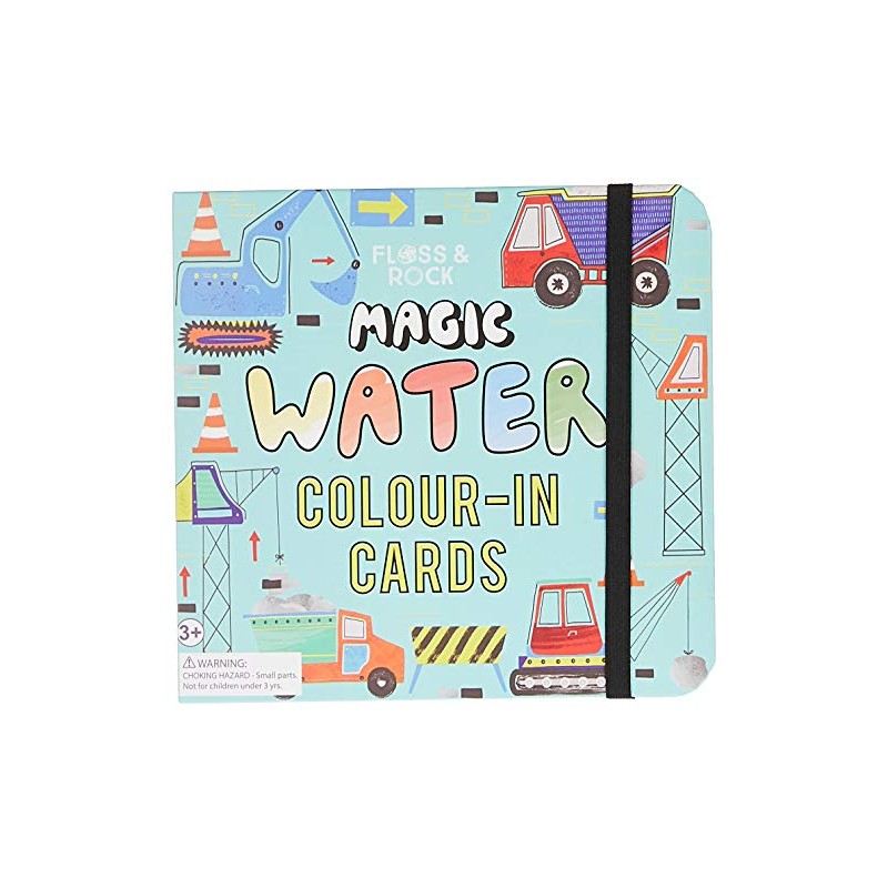 Floss and Rock Construction Magic Water Pad and Pen