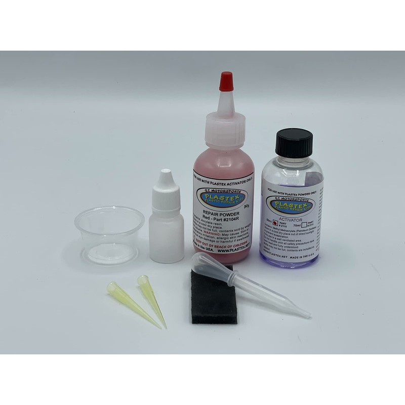 Plastex Plastic Repair Kit. Easily Glue, Repair or Remake Broken
