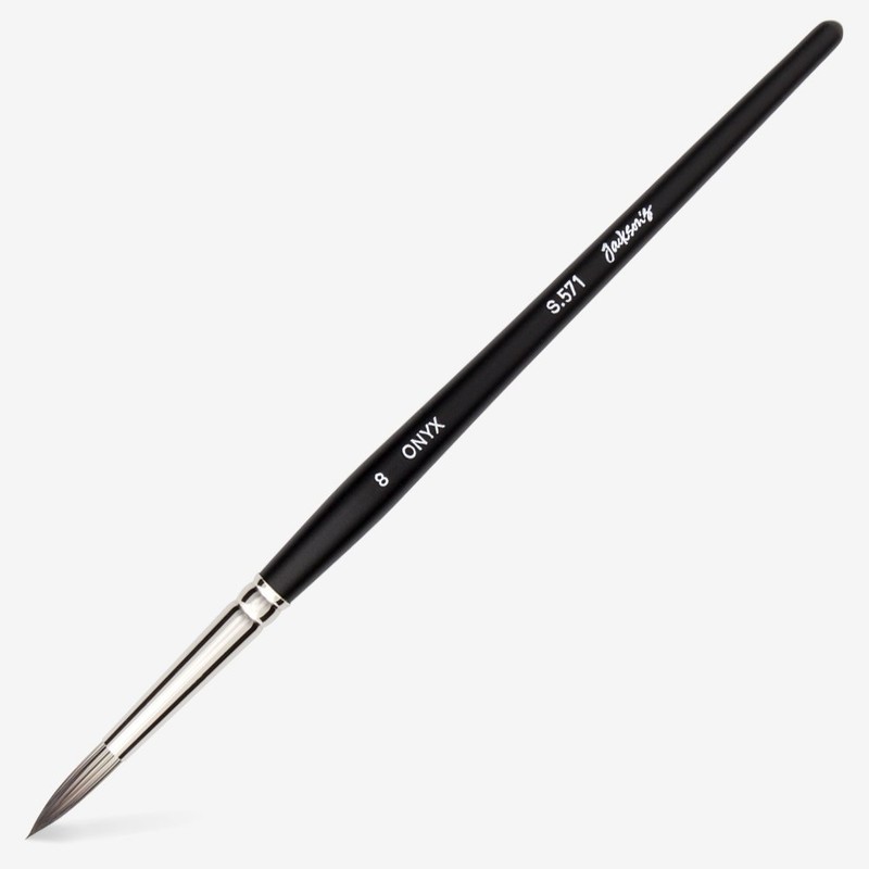 Jackson's : Onyx : Synthetic Brush : Round : Size