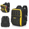 POWSTR 18" Tool Backpack Heavy-Duty Tool Bag，Organizer with 23 Pockets，Water-Resistant