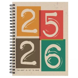 TF Publishing July 2025 - June 2026 Stamp Out Medium Weekly Monthly Planner