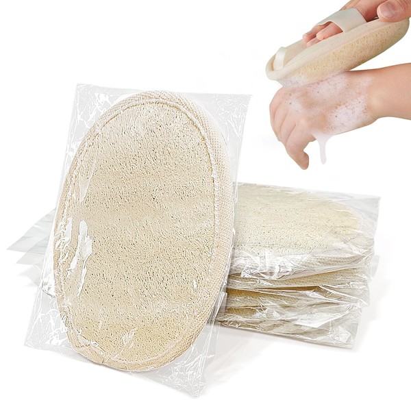 (5 Pcs) Kheoxusa Loofah Individually Wrapped,Individually Wrapped Loofahs,Individually Wrapped Loofah