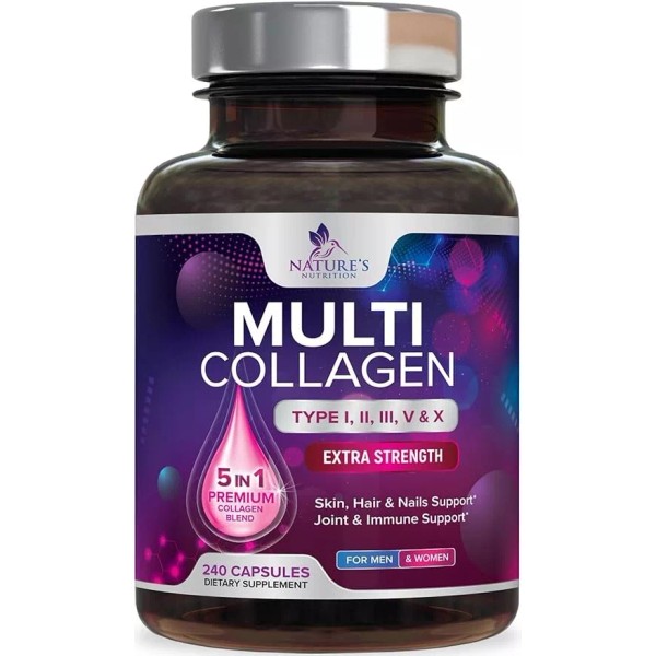 Multi Collagen Supplement for Women & Men - Type I,