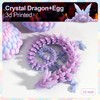 3D Printed DragonEgg, 12Inch Articulated DragonEgg with Dragon Inside, Adults
