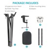 AT2020 Mic Boom Arm Stand with Pop Filter, Compatible with
