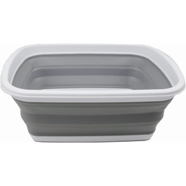 OLPRO Outdoor Leisure Products Large Collapsible Washing Up Bowl, Collapsable Design saves over 60% of Space, 6.2L Capacity, None Slip Feet