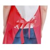 Nanxson Apron TPU Waterproof Neck shoulder Adjustable Thin Hook Transparent
