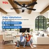 TCL Ceiling Fans with Lights, 52 Inch Low Profile Ceiling