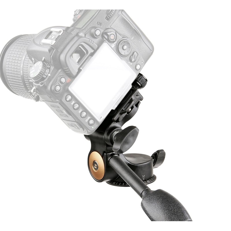 ayex hydraulic 3-way tripod head tilt with quick release plate