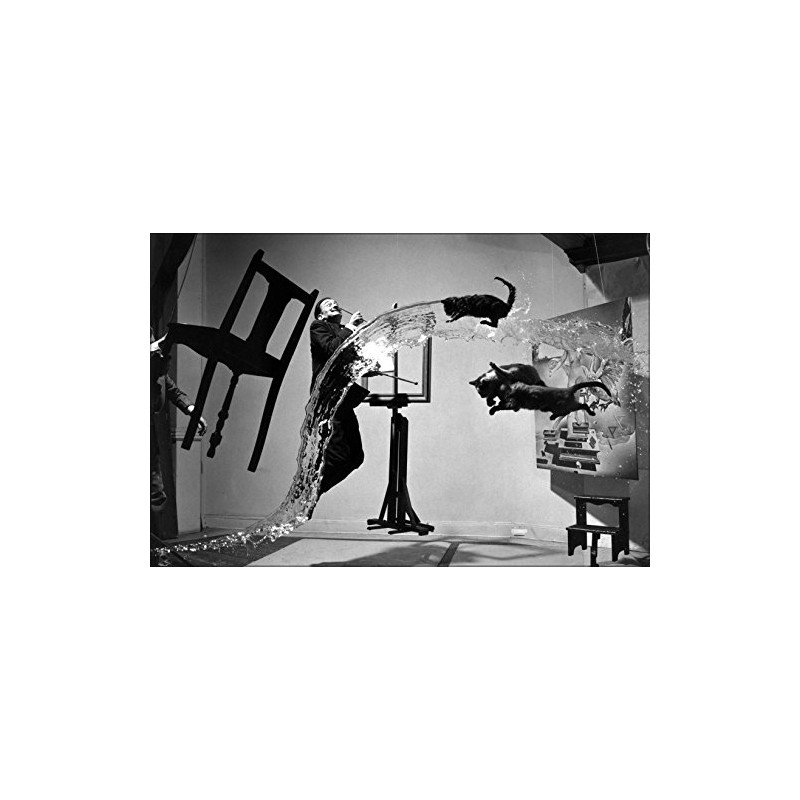 History Galore 24"x36" Gallery Poster, Salvador Dali A (Dali Atomicus)