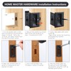 HOME MASTER HARDWARE Privacy Pocket Door Lock Pull Replace Damaged