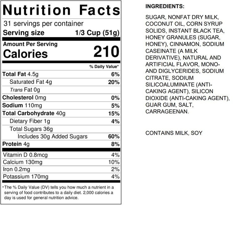 Capora 3.5 lb. Vanilla Chai Latte Mix