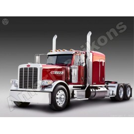 2014 Peterbilt Semi Truck, Tractor Metal Sign: Great Shot!