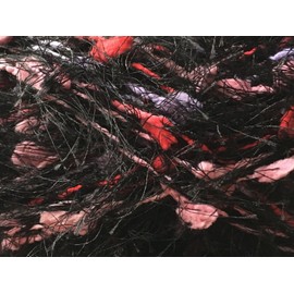 Dark Horse Yarns Bliss #511 Licorice Kiss Fancy Fur Eyelash Popcorn Yarn, 100 Gram, 87 Yards