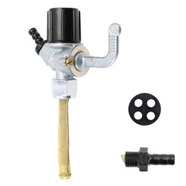 Fuel Tap Switch for Simson S51 50, SR50/60/80, MZ ETZ125/150/250/251, Fuel Tap with Brass Strainer and Water Bag