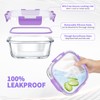 34pcs Glass Food Storage Containers with Lids Set, Airtight Glass