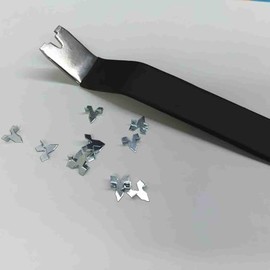 Glass Point Driver Tool Kit Includes 1 Glass Driver Tool and 100 Glass Points Perfect for Framing, Artwork and Picture Hanging