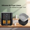 Silicone Air Fryer Liners for Instant Pot Vortex Plus 4QT、Chefman