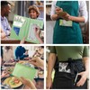 Server Book with Zipper Pocket,Waitress Book Wallet Notepad-Leaves