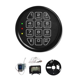 HOMEYUER Replacement Fireproof Keypad with Solenoid Lock, Programmable Electronic Keypad.