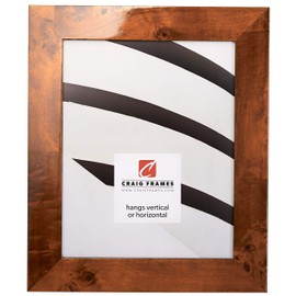 Craig Frames Innovations Picture Frame, 4 x 6 Inch, Honey Brown Burl