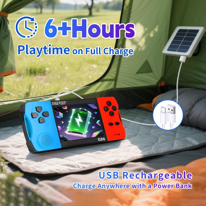 SNONBROS Handheld Game Console for Kids 3.5" IPS Large Screen