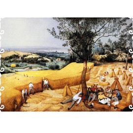 Wooden Jigsaw Puzzle for Adults - Unique Pieces - Made in The USA by FoxSmartBox - 280 Pieces - The Harvesters
