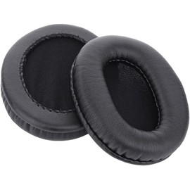 Replacement Ear Pads Compatible with Audio-Technica M50 M50S M20 M30 M40 ATH SX1 Over Ear Headphones Made of Soft Protein Leather and Memory Foam Replacement Ear Pads for Repair Accessories (Black)
