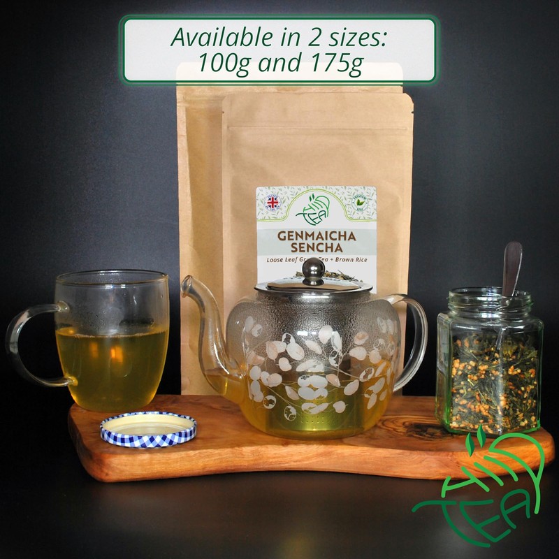 Genmaicha Sencha Green – Premium Loose Leaf Green Tea With
