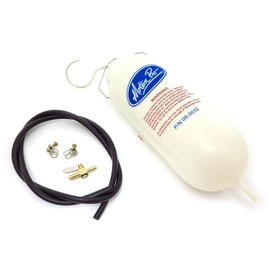 Fuel Gas Transmission Oil Auxiliary Tank Holds Up To 2000 cc 1/2 Gallon Fluid MP 08-0032 with 4 Feet 1/4 Inch Fuel Line and In-Line Barb