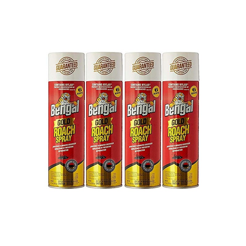 Bengal Roach Killer, 11 oz, Can, Viscous Liquid, Mild Ethereal,