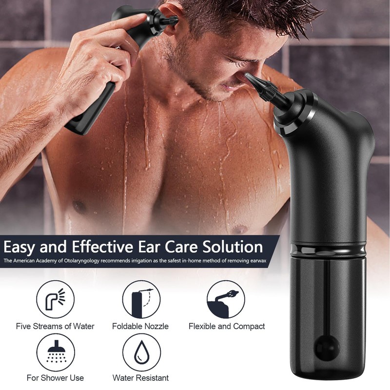 Electric Ear Washer Cleansing Kit Wax Removal Ear Irrigation Flushing