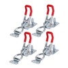 Tofficu 4PCS Adjustable Vertical Toggle Clamps Heavy Duty Iron Latch