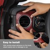 RT-TCZ Center Console Trim Cover Dashboard Control Panel Cover Decorative