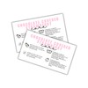 Chocolate Covered Dipped Strawberry Care Instruction Cards | 50pk 2x3.5”