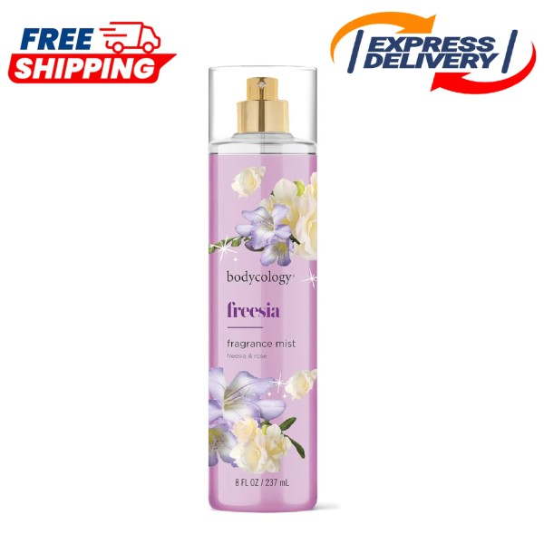 Bodycology Long-Lasting Fragrance Body Mist, Freesia, 8 fl oz