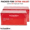 1InTheOffice Clear Packing Tape, Tape Rolls, 3/4-Inch, 1-Inch Core, 12