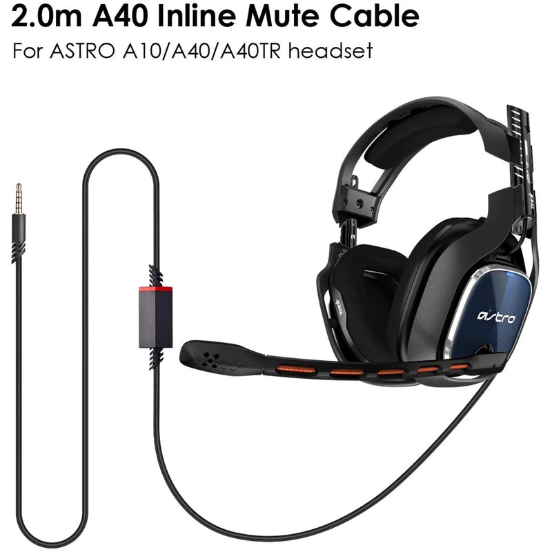 AQQUP Replacement 2.0MAstroa40 Inline Mute Cable also works with Astro