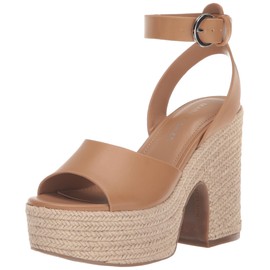Marc Fisher Women's VETINA Wedge Sandal, TAN 210, 9.5